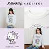 【积分换购不退货】【严选】【HelloKitty合作系列】诗凡黎蕾丝拼接T恤25春新款宽松上衣女7G3100591 商品缩略图3