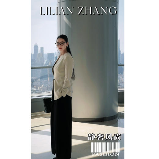 E春夏新品定制——静奢风 ——都市摩登——风尚之选——米白西装 2405034 商品图3