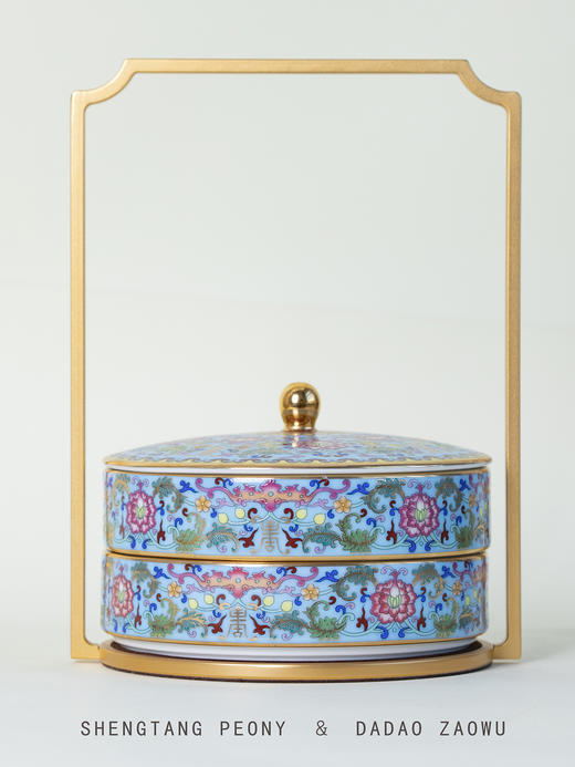 盛唐牡丹X大道造物| 中国盒子· 四喜-蓝色[特价品] 商品图4