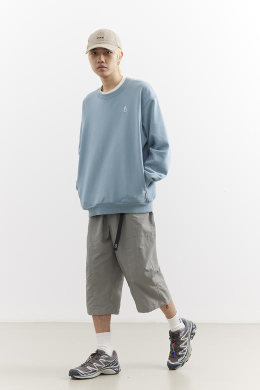 吃茶去chichaqu25卡扣户外七分短裤山系夏季机能休闲运动宽松男女 商品图4