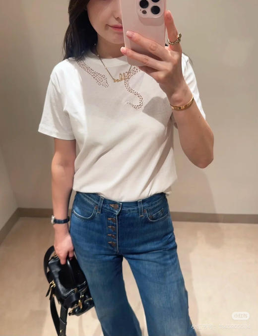 2503205   灵蛇镂空 短袖 chlo* 商品图0