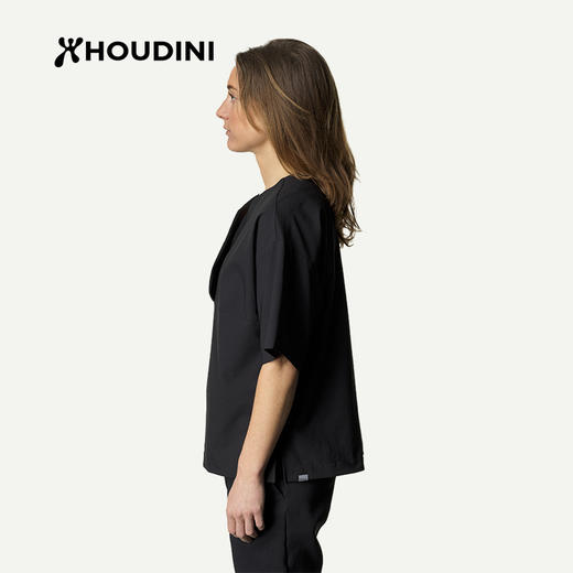 HOUDINI胡丁尼 Cosmo Top都市 女户外吸湿快干翻领衬衫短袖T恤 商品图1