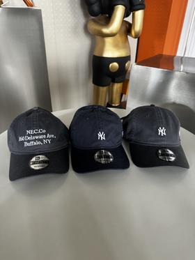 纽①华N.E元单 春夏男女情侣软顶洋基鸭舌棒球帽 PJ971