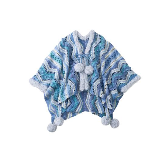 苏苏姐家南彩披肩手工diy编织钩针披肩毛线团自制材料包 商品图4