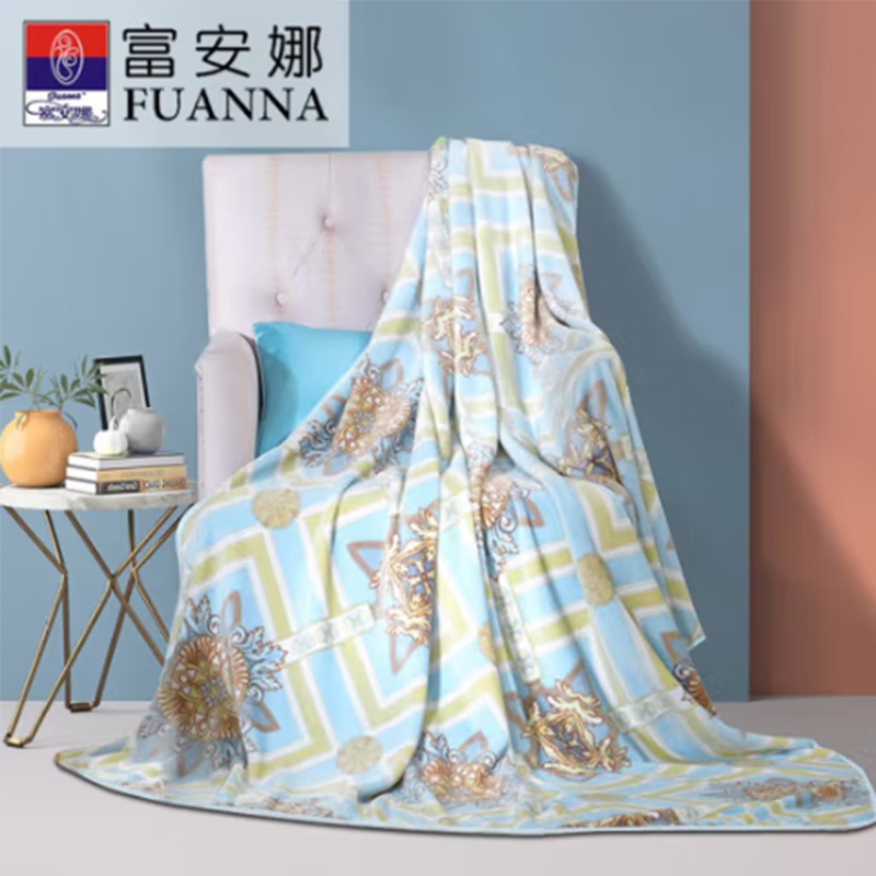 富安娜 法兰绒毯 伊斯菲尔 礼盒款 (180*200cm)【LXDD2.0】