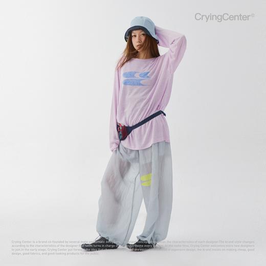 CryingCenter 航海系列半透logo罩衫 物理防晒 哭喊中心 商品图1
