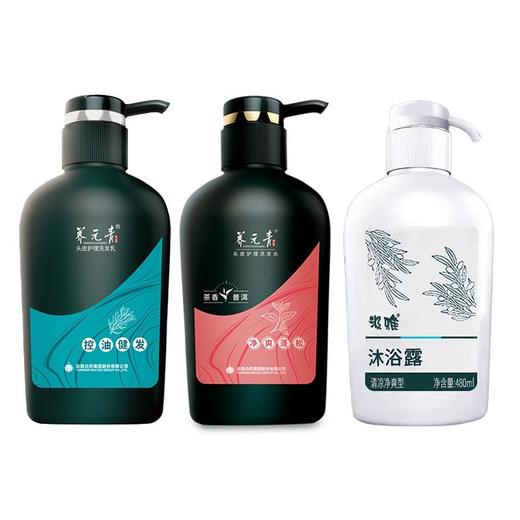 养元青优惠套装（500ml强根健发+500ml净爽蓬松+480ml千草堂） 商品图0