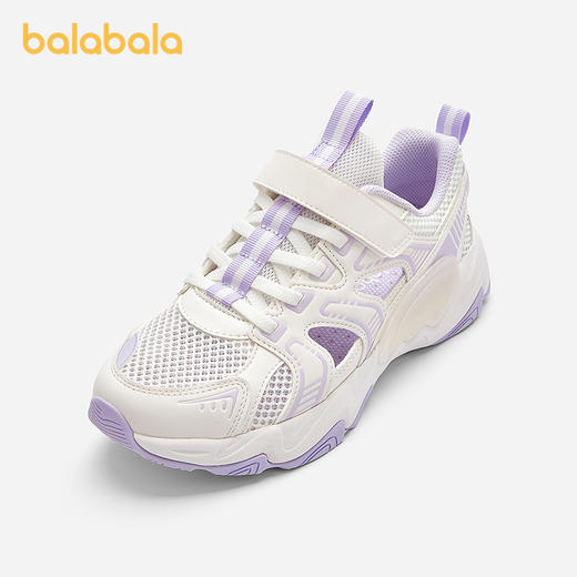 巴拉巴拉童鞋儿童运动鞋女童鞋子2025夏新款透气网面 商品图0