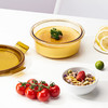 LCB221FU 琥珀色圆形玻璃保鲜盒650mL 商品缩略图5