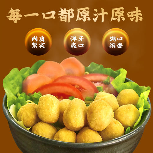 晶华黄金鱼丸 160年非遗老字号出品，鱼肉含量90%+，在家轻松复刻港式咖喱鱼丸 百年字号·非遗传承·潮汕美食 商品图2