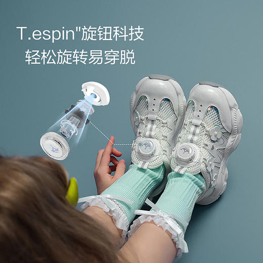笛莎Deesha 女童童鞋2025夏新款时尚低帮运动鞋 商品图3
