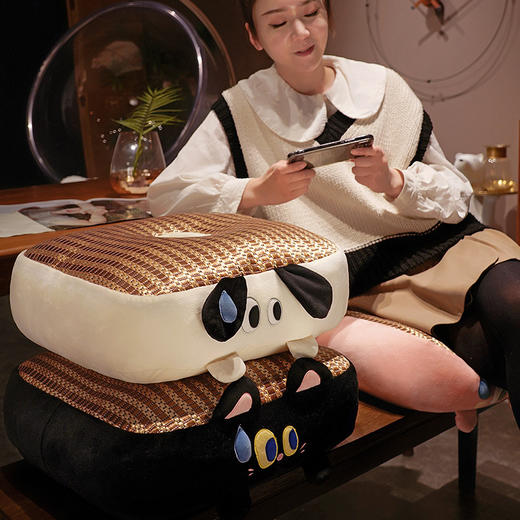 【一款四季通用的坐垫】榻榻米坐垫夏季地上懒人地板坐墩夏天久坐凉席坐垫家用蒲团坐垫厚。ry 商品图1