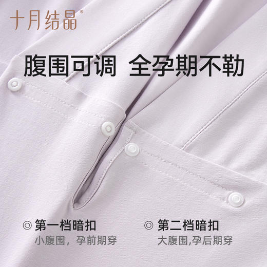 【满99-20/199-50】月子服孕产妇胸垫哺乳睡衣产后纯棉怀孕期家居服套装春夏 商品图3