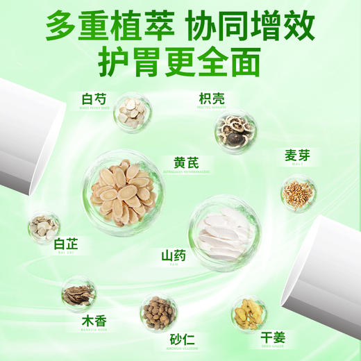 华喜达君德康牌黄芪山药胶囊养胃胶囊保胃修复胃粘膜护胃官方旗舰 商品图3