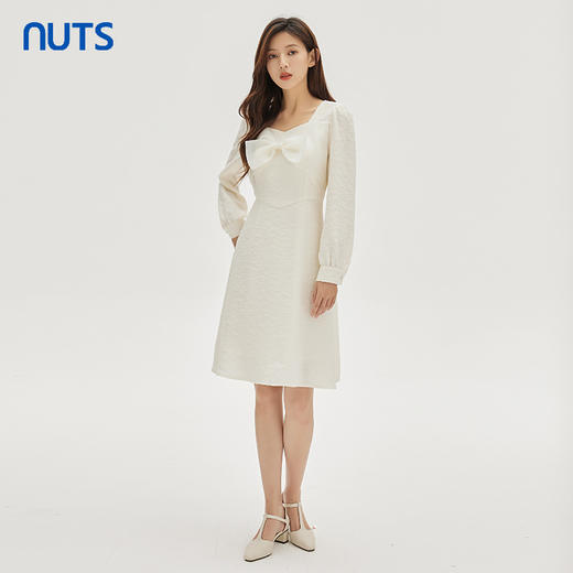 NUTS春秋季新款时尚气质甜美学院风公主裙长袖连衣裙女333102127 商品图1