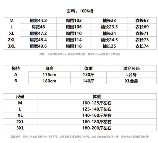 80支液氨棉男T（锁 商品图6