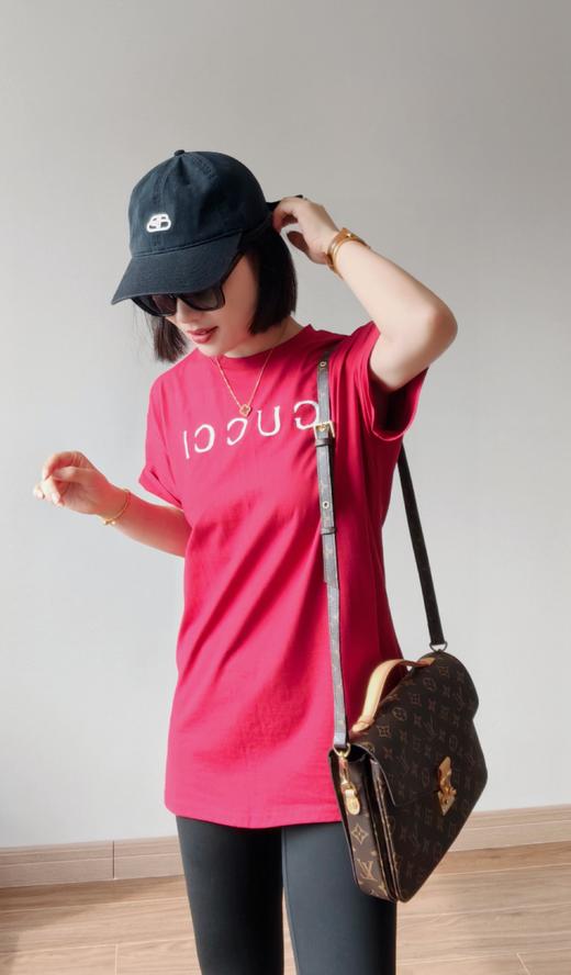 𝐆𝐮*‎𝐜𝐜𝐢幸运红短袖T❗️𝟮𝟬𝟮𝟱幸运红 商品图2