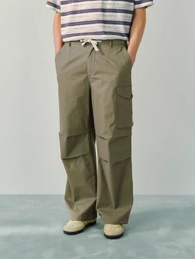 Evistub/E-5CCK161/进口高密棉混纺水洗直筒工装裤