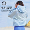 防晒衣女夏新防紫外线透气轻薄连帽宽松凉感户外经典短外套UPF50+ A25127PA 商品缩略图10