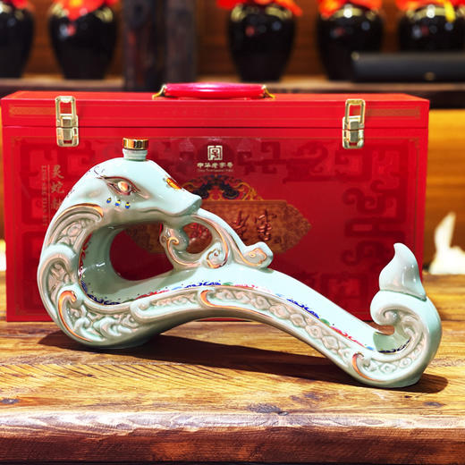 凤城老窖 蛇年生肖纪念酒53度酱香型 3L 商品图0