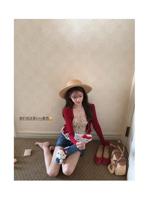 金蘑菇菇 Denim blue爱心牛仔的夏天/牛仔半裙&牛仔裤&短裤夏季女 商品图0