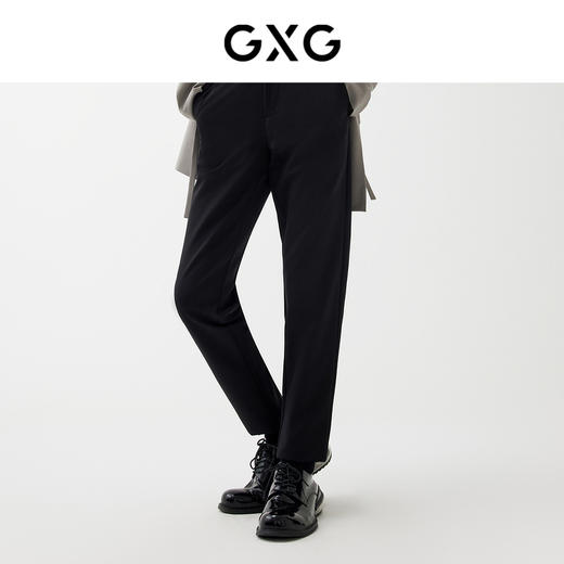 GXG男装春季热卖浪漫格调系列黑色九分西装裤 商品图2