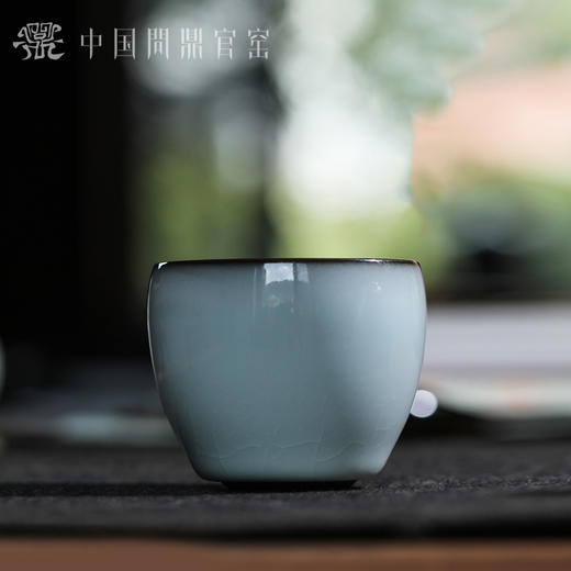 问鼎官窑北官月白青枫杯（缺货） 商品图0