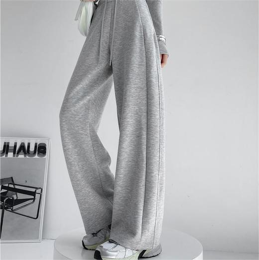 严选 | LULU同款神裤 卫裤阔腿裤 黑色/白色 S-XL（90-140）柔软舒适 百搭显瘦 商品图5