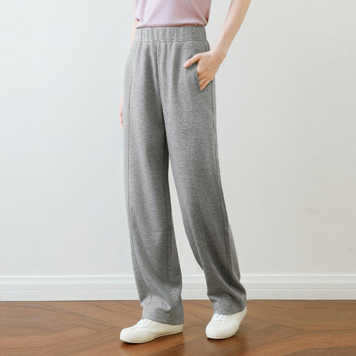 【严选】诗凡黎休闲裤2025年春新款韩版宽松香蕉裤时尚百搭高腰显瘦哈伦裤7G3150531 商品图0