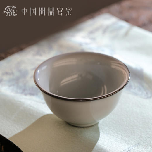 问鼎官窑北官月白清香杯（缺货） 商品图4