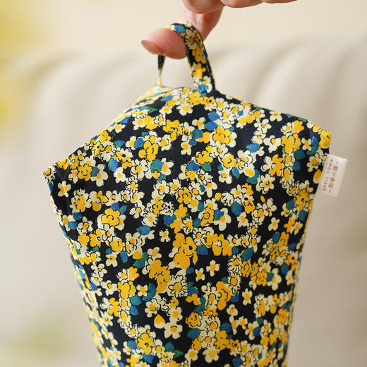 北欧碎花系列三角颈椎枕天然荞麦壳菊花护颈枕睡觉支撑专用枕头成人 商品图3