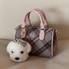【轻奢格纹设计，时尚百搭】英式下午茶枕头包包 女秋冬格纹手提小拎包 单肩斜挎包-QQ 商品缩略图3