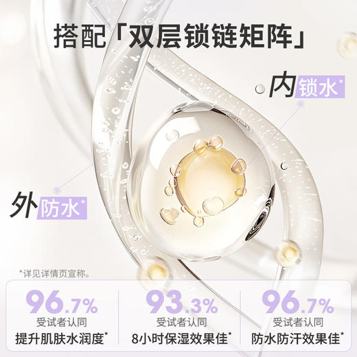 稚优泉焕润隔离霜妆前乳素颜霜贴贴霜打底滋润妆前乳紫色素颜霜 商品图3