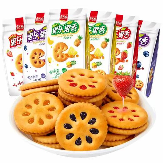 嘉士利85G果乐果香夹心饼干 商品图0