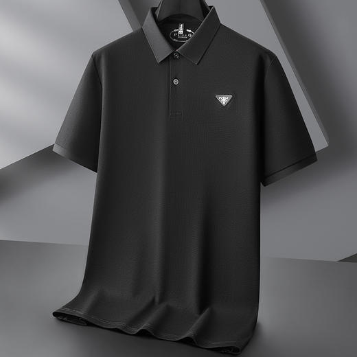 【100%棉】【DPF】大依优型大码短袖POLO衫薄款保罗半袖体恤男士加大码商务休闲棉翻领 商品图2