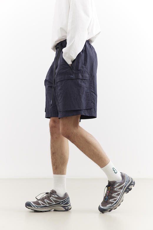 吃茶去chichaqu25户外运动卡扣短裤山系夏季机能休闲宽松男女百搭 商品图4