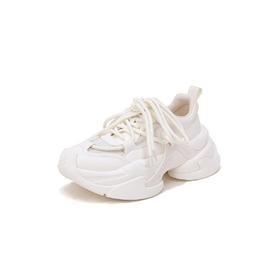 westory春季新款休闲厚底轻便舒适圆头百搭老爹鞋板W24CM74181
