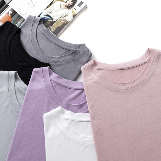 【高品质私服】【醋酸汗布圆领无袖T恤】桑蚕丝醋酸混纺45支定制面料YS88513-CC 商品图3