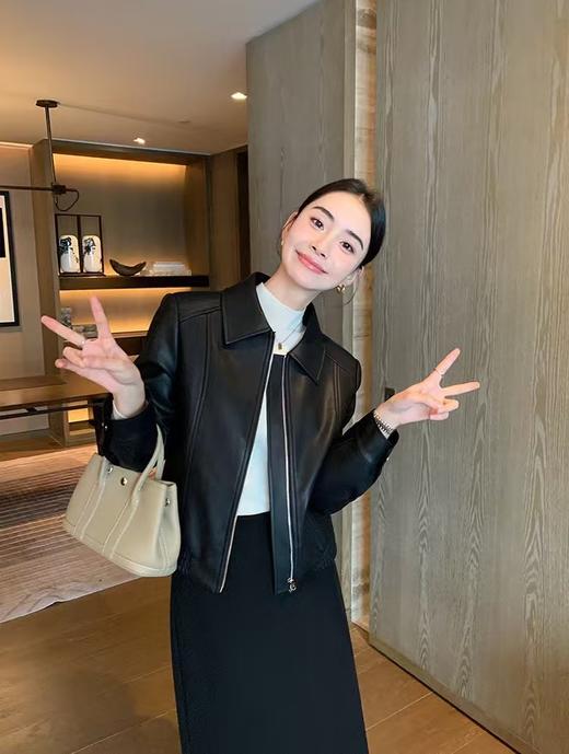 女士无缝一体蚕丝羊毛半高领毛衣清仓 商品图5