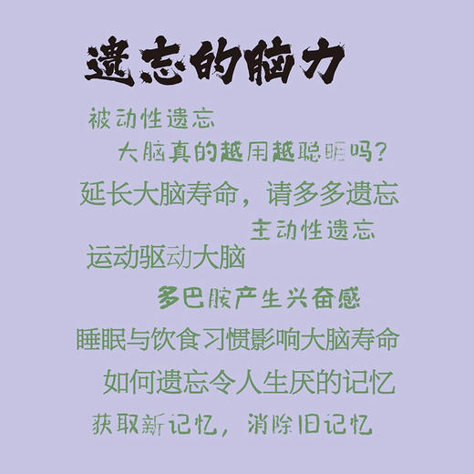 遗忘的脑力（一本关于提高大脑机能、延长大脑寿命的科普指南） 商品图1