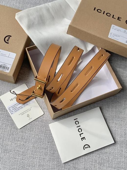 Icicle之禾25早春新款腰带太久没来之禾的新款了，小禾的皮带咋一看普通但是越看越里耐看宽2cm（SS） 商品图4