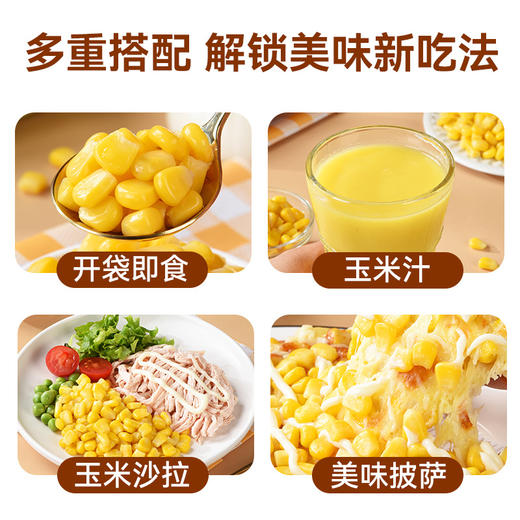 【9.9到手❗即食水果玉米粒】轻食百搭，配料干净更健康，来自新鲜水果玉米，真空装免煮熟玉米，东北水果玉米粒L 商品图1
