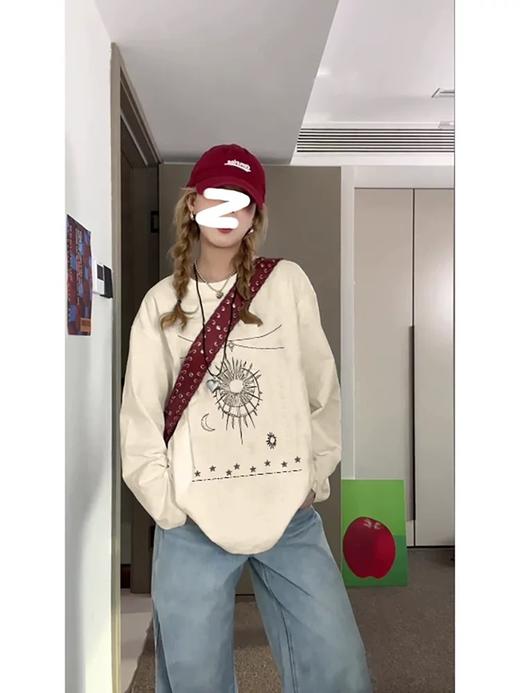 <曾小咸推荐>  日月星盘印花打底衫 日常119/件 活动价89.99/件！！ 商品图2