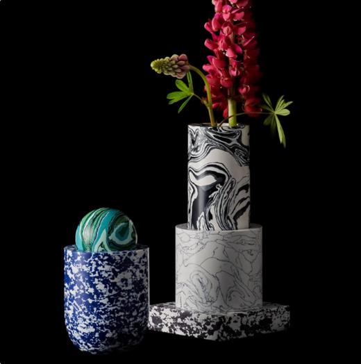 TomDixon复古轻奢大理石堆栈香薰蜡烛烛台室内摆件生日礼盒Swirl 商品图2