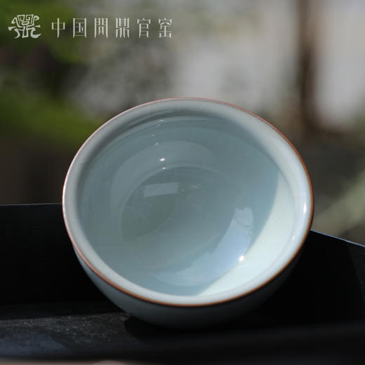问鼎官窑北官月白折口杯（缺货） 商品图1