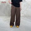 BJHG不计后果凉感休闲裤子男款春夏复古垂坠感慵懒宽松透气长裤女 商品缩略图2