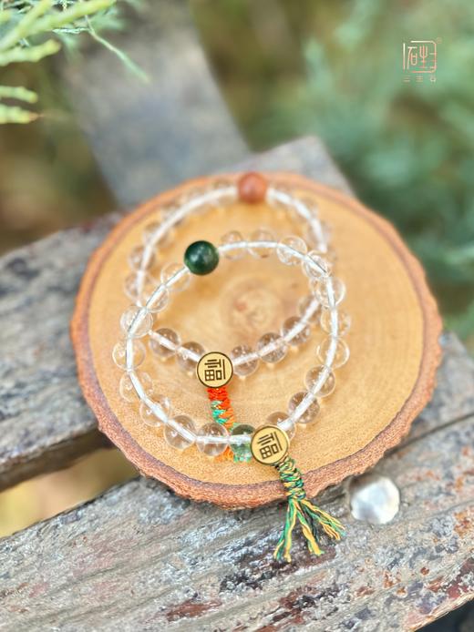 吾行·白阿塞水晶合香珠福气手链 商品图1