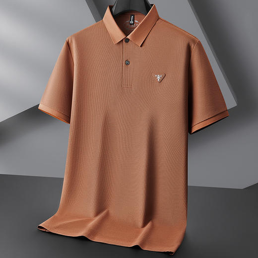 【100%棉】【DPF】大依优型大码短袖POLO衫薄款保罗半袖体恤男士加大码商务休闲棉翻领 商品图1