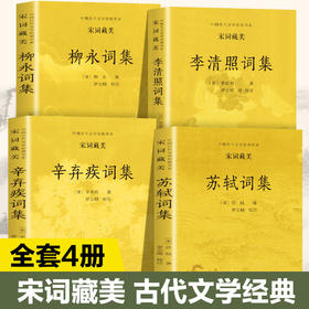 中国古代文学经典书系.宋词藏美(全4册)