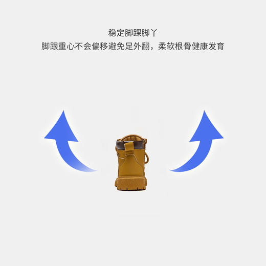 【ZY马骑顿】儿童靴秋冬男童舒适耐磨皮靴户外休闲马丁靴 商品图4